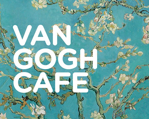 Van Gogh Cafe 웹사이트 시안